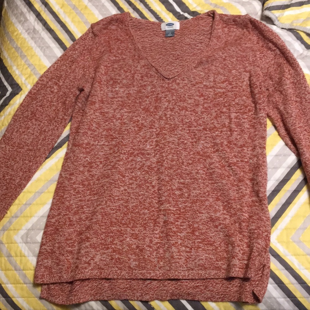 Old Navy pink sweatshirt v neck